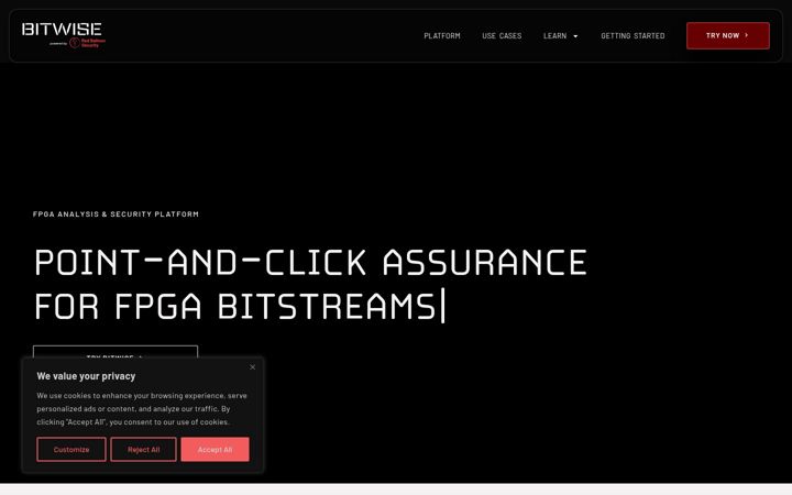 Screenshot of bitwise.co