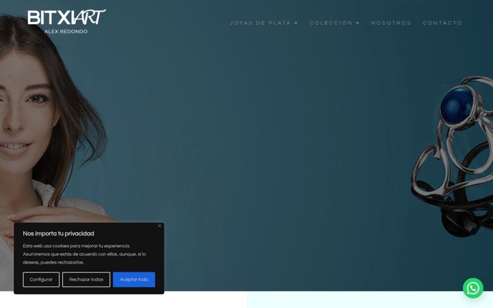 Screenshot of bitxiart.com