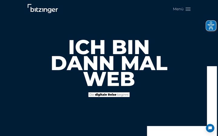 Screenshot of bitzinger.de