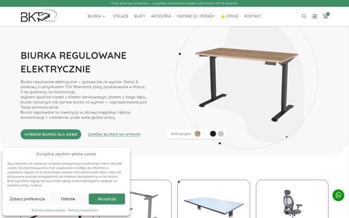 Skjermbilde av biurka-regulowane.pl