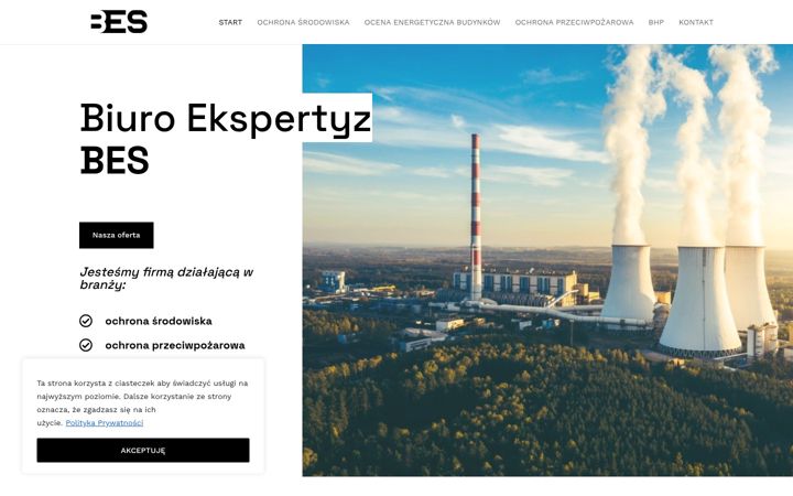 Skjermbilde av biuro-bes.pl