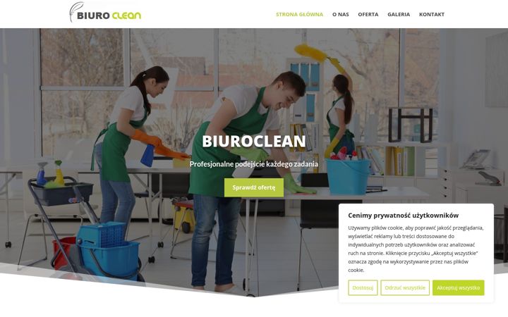 Screenshot of biuro-clean.eu