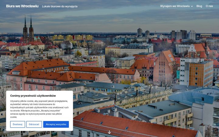 Skjermbilde av biuro-do-wynajecia-wroclaw.pl