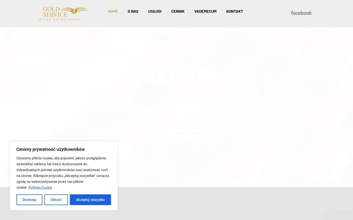 Captură de ecran a biuro-goldservice.pl