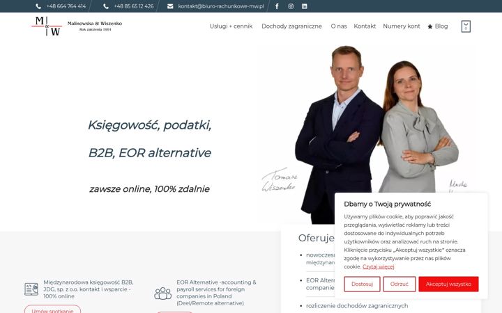 Screenshot van biuro-rachunkowe-mw.pl