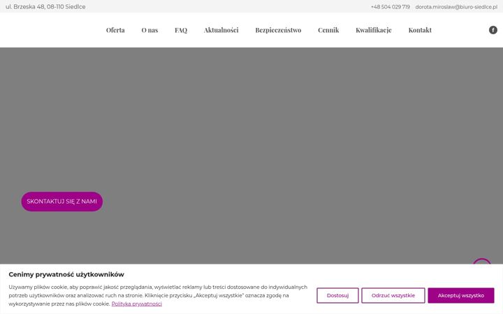 Screenshot van biuro-siedlce.pl