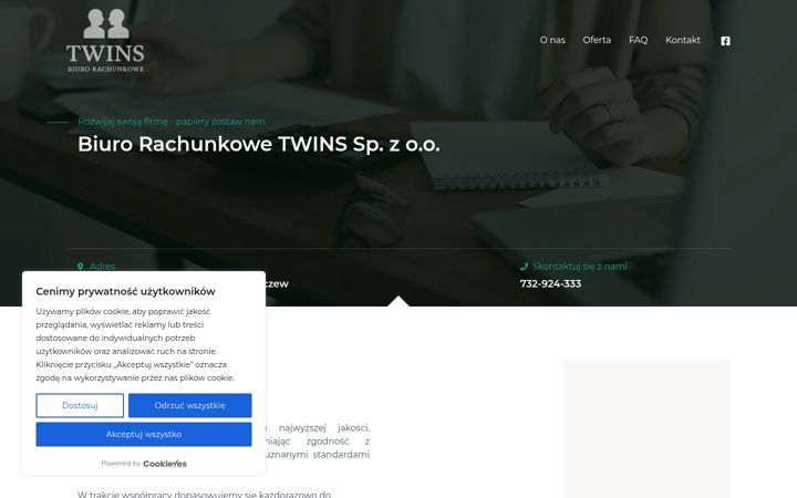 Screenshot van biuro-twins.pl
