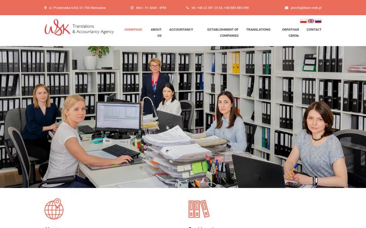 Screenshot van biuro-wsk.pl