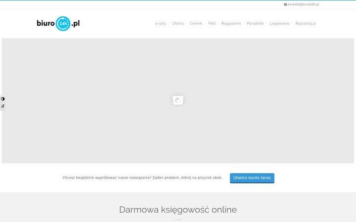 Skjámynd af biuro24h.pl
