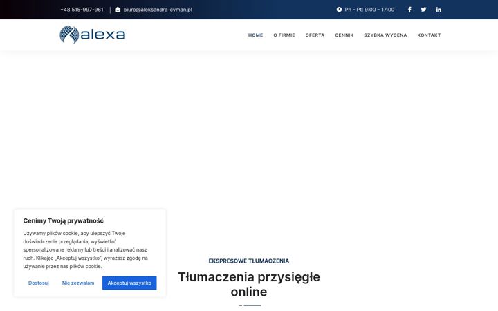 Screenshot of biuroalexa.pl