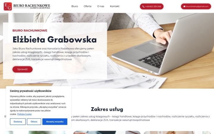 Screenshot of biurobielany.pl