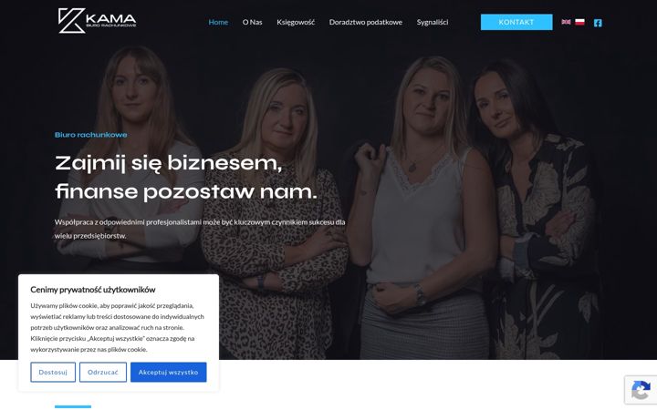 Screenshot of biurokama.com.pl