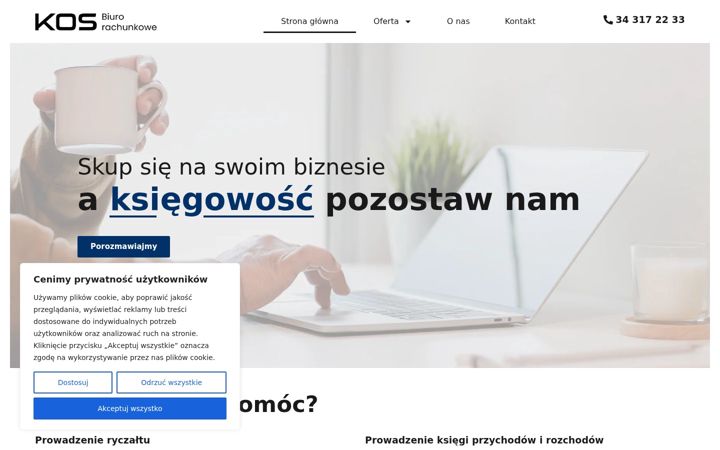 Zrzut ekranu biurokos.pl
