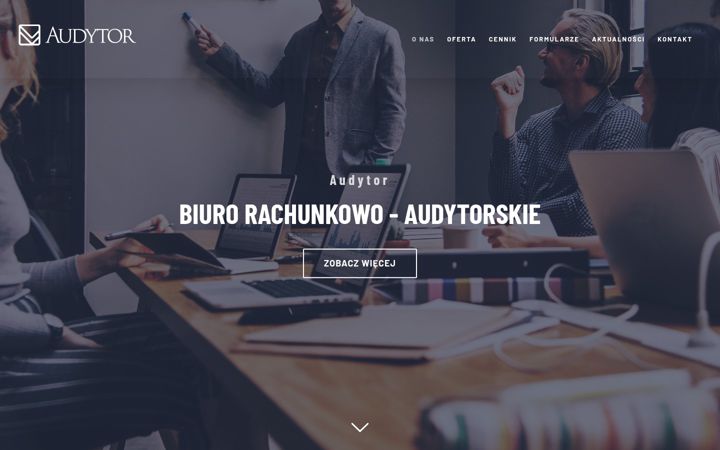 Zrzut ekranu biuroksiegowesiedlce.pl
