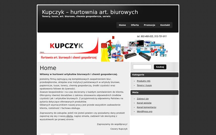 Zrzut ekranu biurokupczyk.pl