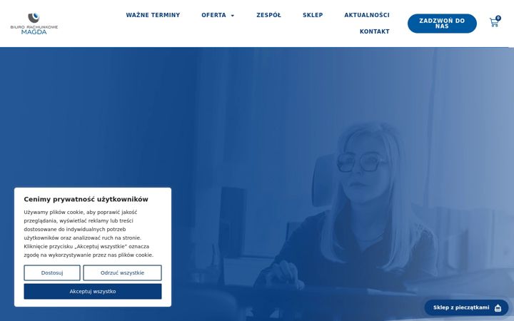 Screenshot of biuromagda.com.pl