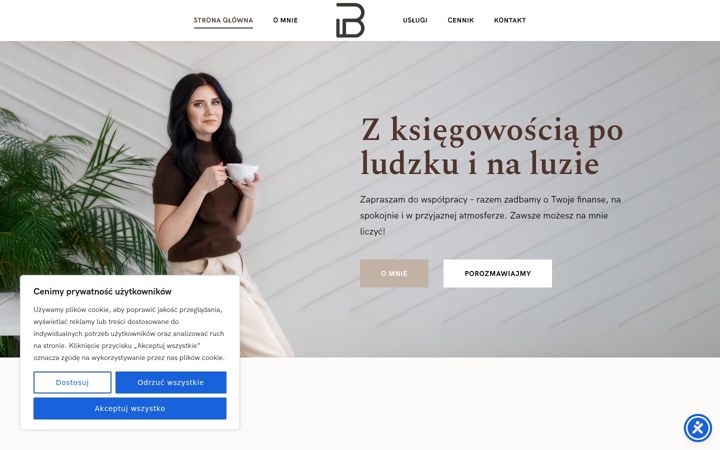 Snimka zaslona za biuromnw.pl