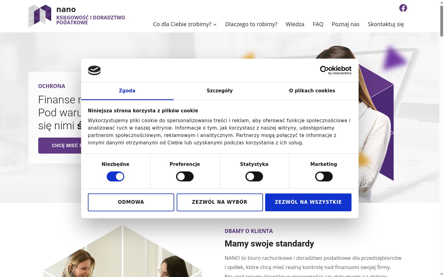 Screenshot van de toestemmingsbanner zoals getoond vóór enige interactie