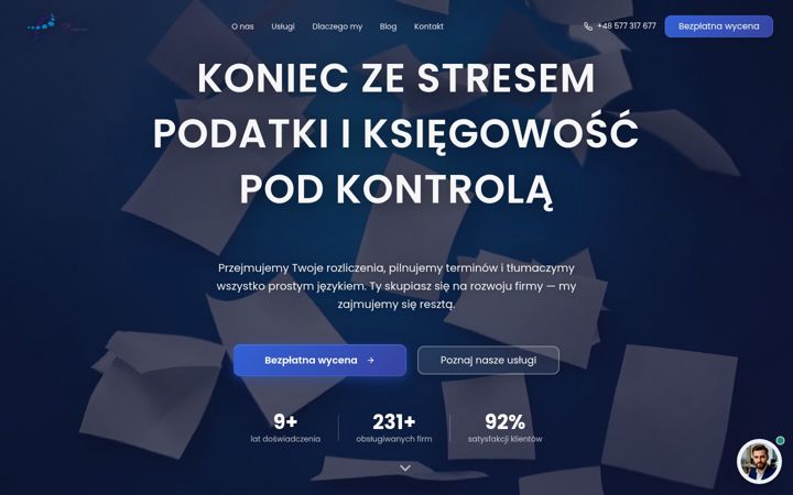 Kuvakaappaus sivustosta biuroprogress.eu