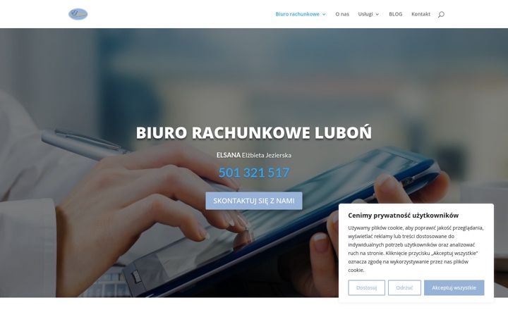 Screenshot of biurorachunkowe-elsana.pl