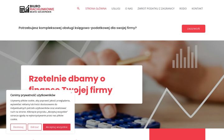 Screenshot of biurorachunkowe.lezajsk.pl