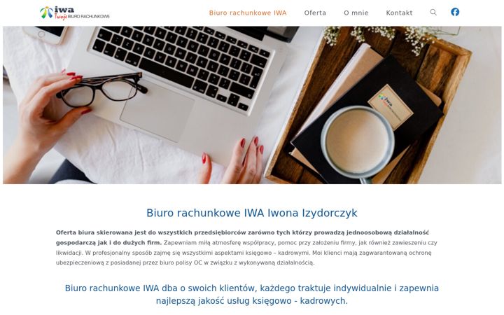 Screenshot of biurorachunkoweiwa.pl