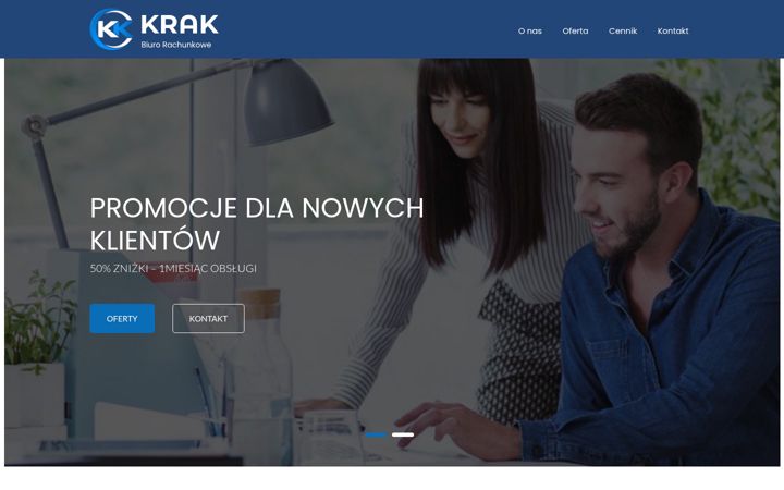 Screenshot of biurorachunkowekrak.pl
