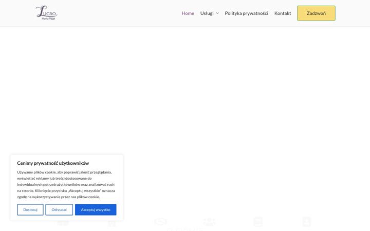 Screenshot of biurorachunkowelucro.pl