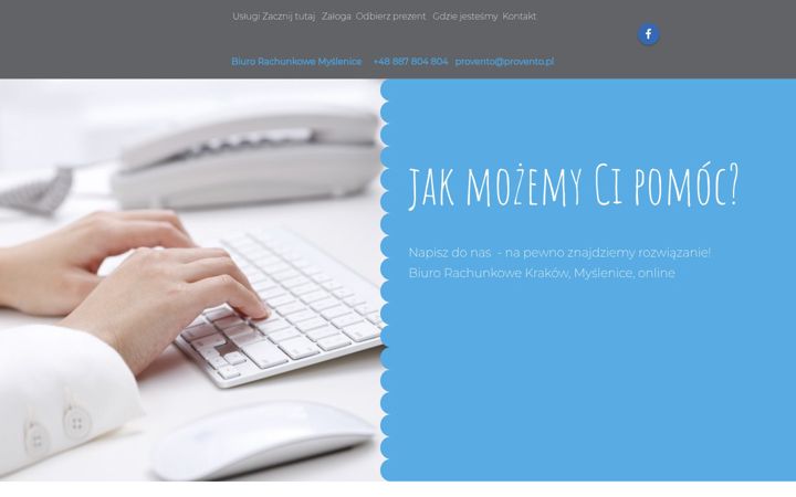 Screenshot of biurorachunkowemyslenice.pl