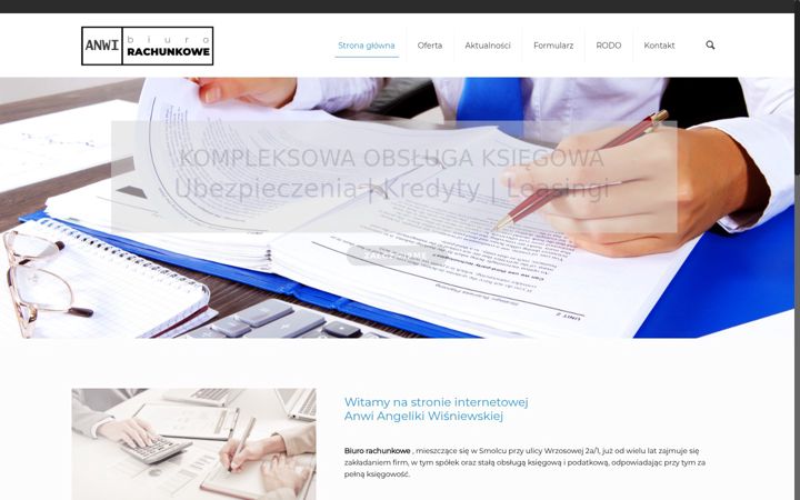 Zrzut ekranu biurorachunkowesmolec.pl