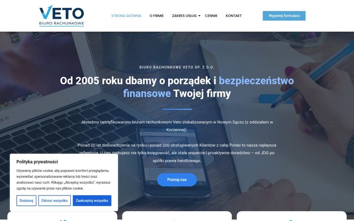 Skjermbilde av biuroveto.pl