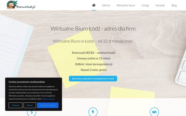 Screenshot of biurowirtual.pl