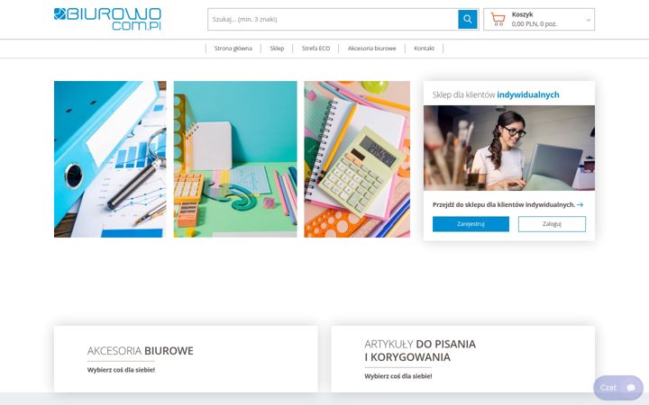 Screenshot of biurowo.com.pl