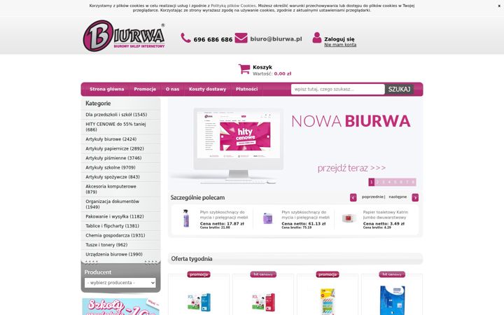 Screenshot of biurwa.pl