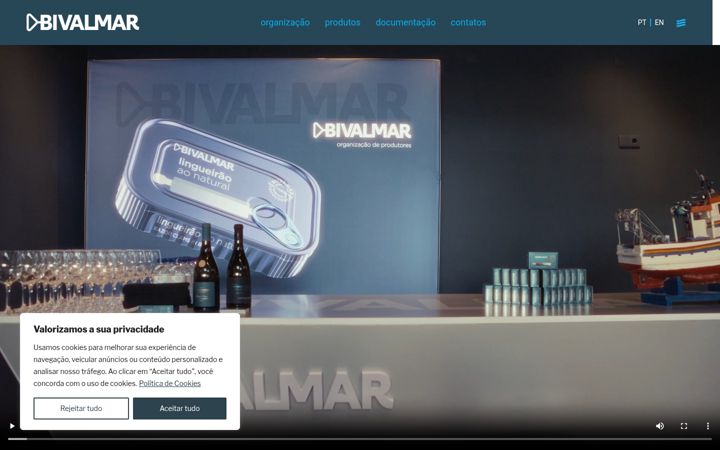 Screenshot of bivalmar.pt