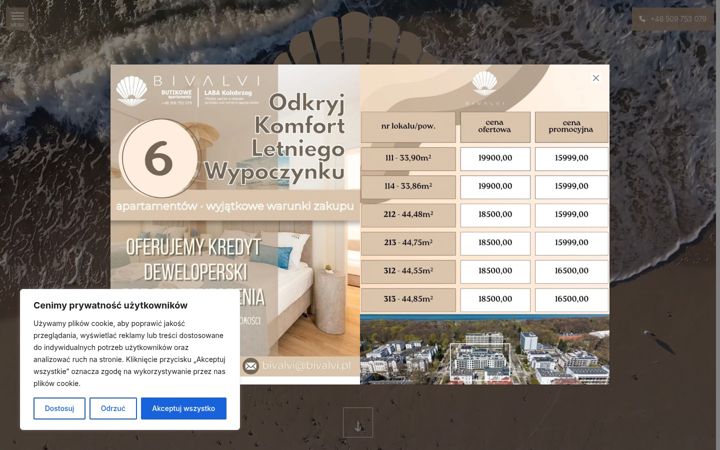 Screenshot of bivalvi.pl