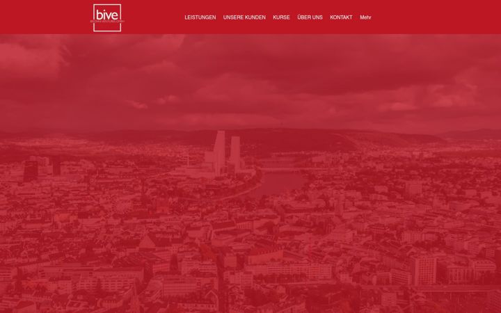 Screenshot of bive.ch