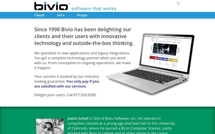 Screenshot of bivio.biz