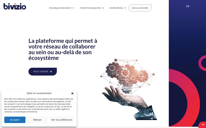 Screenshot van bivizio.com