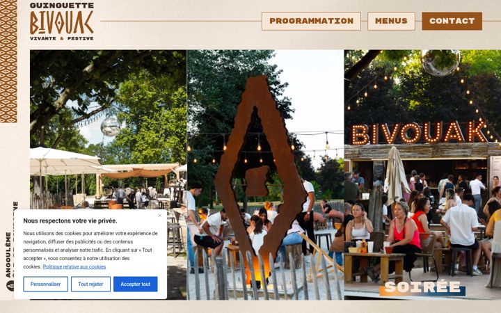 Screenshot of bivouak-angouleme.fr