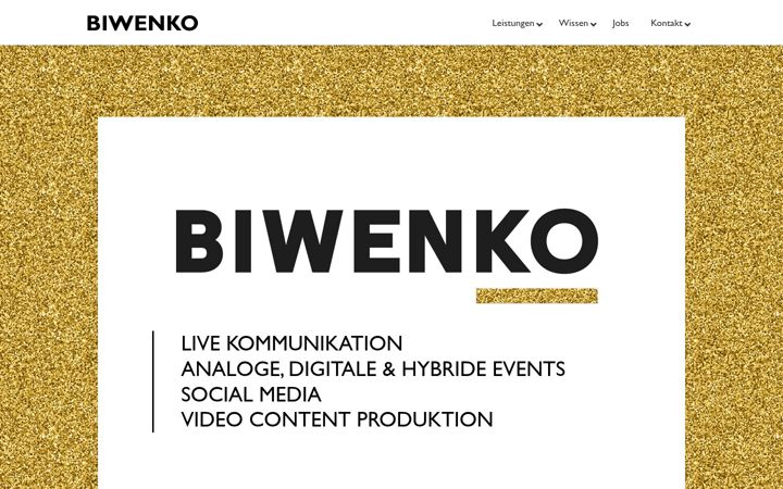 Screenshot of biwenko.de