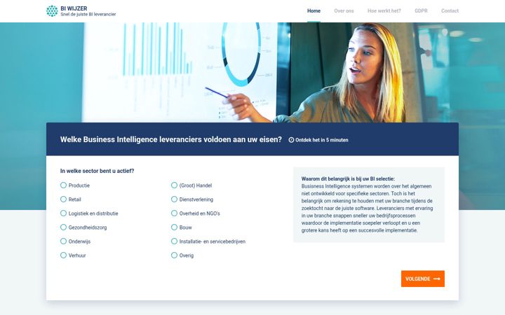 Screenshot of biwijzer.nl