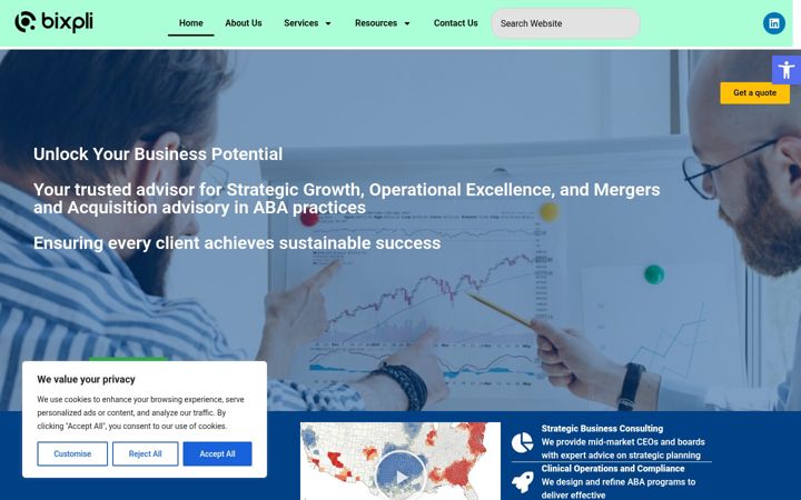 Screenshot of bixpli.site
