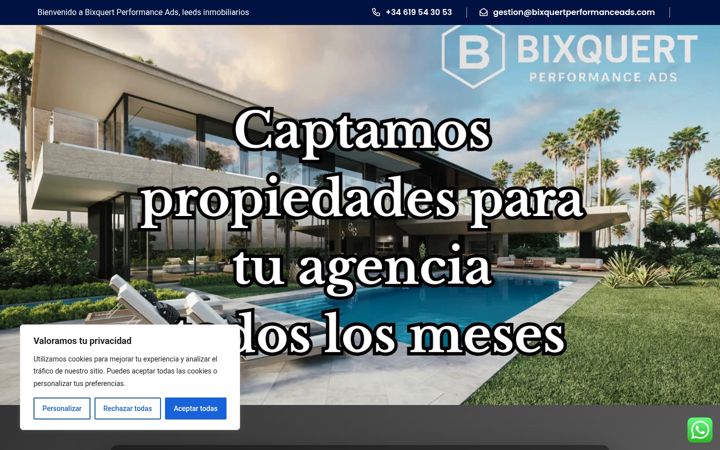 Screenshot of bixquertperformanceads.com