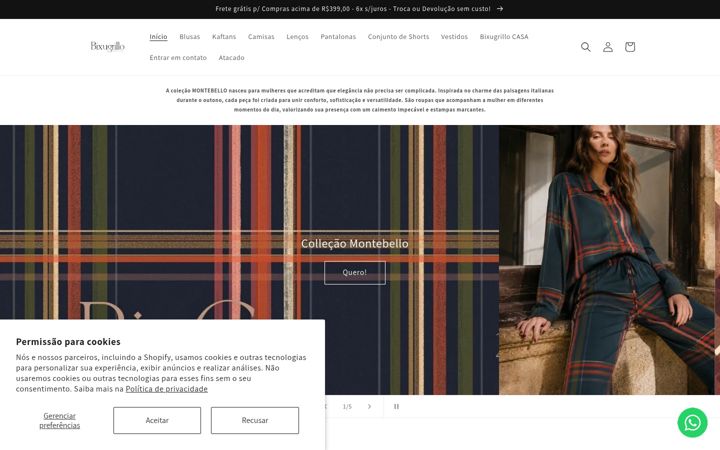 Screenshot of bixugrilo.com.br