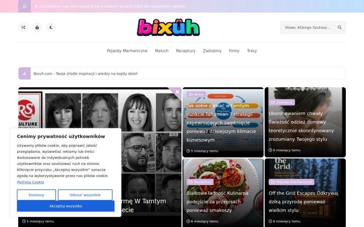 Screenshot of bixuh.com
