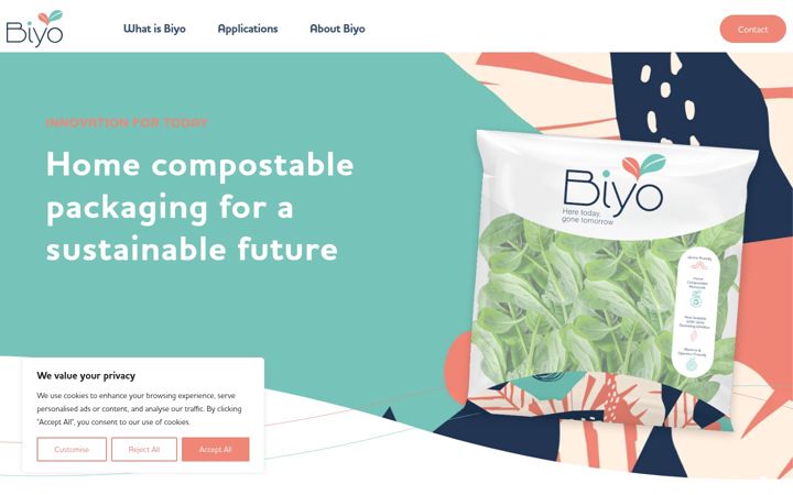 Screenshot of biyo.com.au