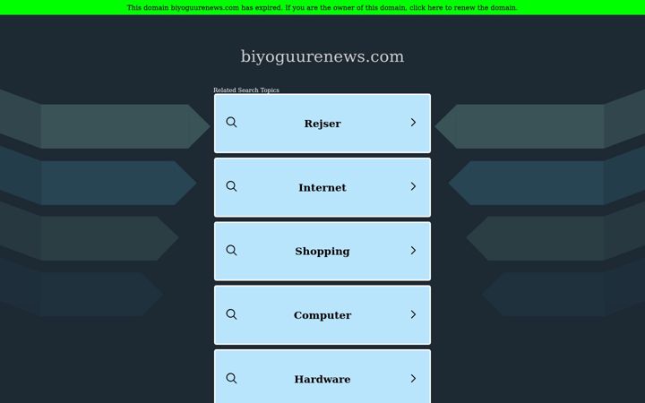 Screenshot of biyoguurenews.com