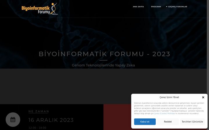 Skærmbillede af biyoinformatikforumu.org