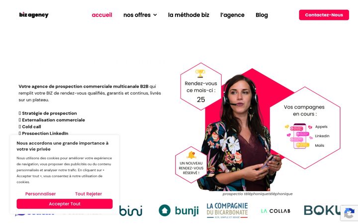Screenshot of biz-agency.fr